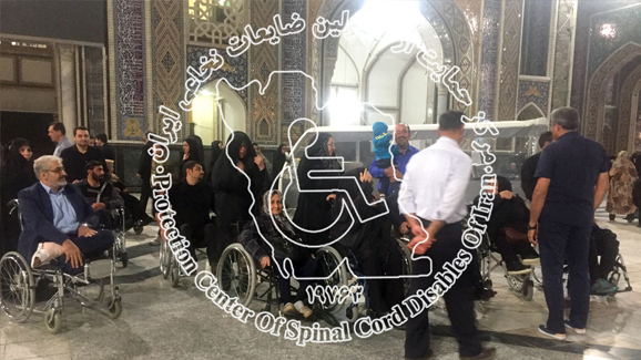 اعزام مددجویان مرکز حمایتی به سفر زیارتی مشهد مقدس مهر ماه سال 96- حرکت به سمت رستوران حضرتی 